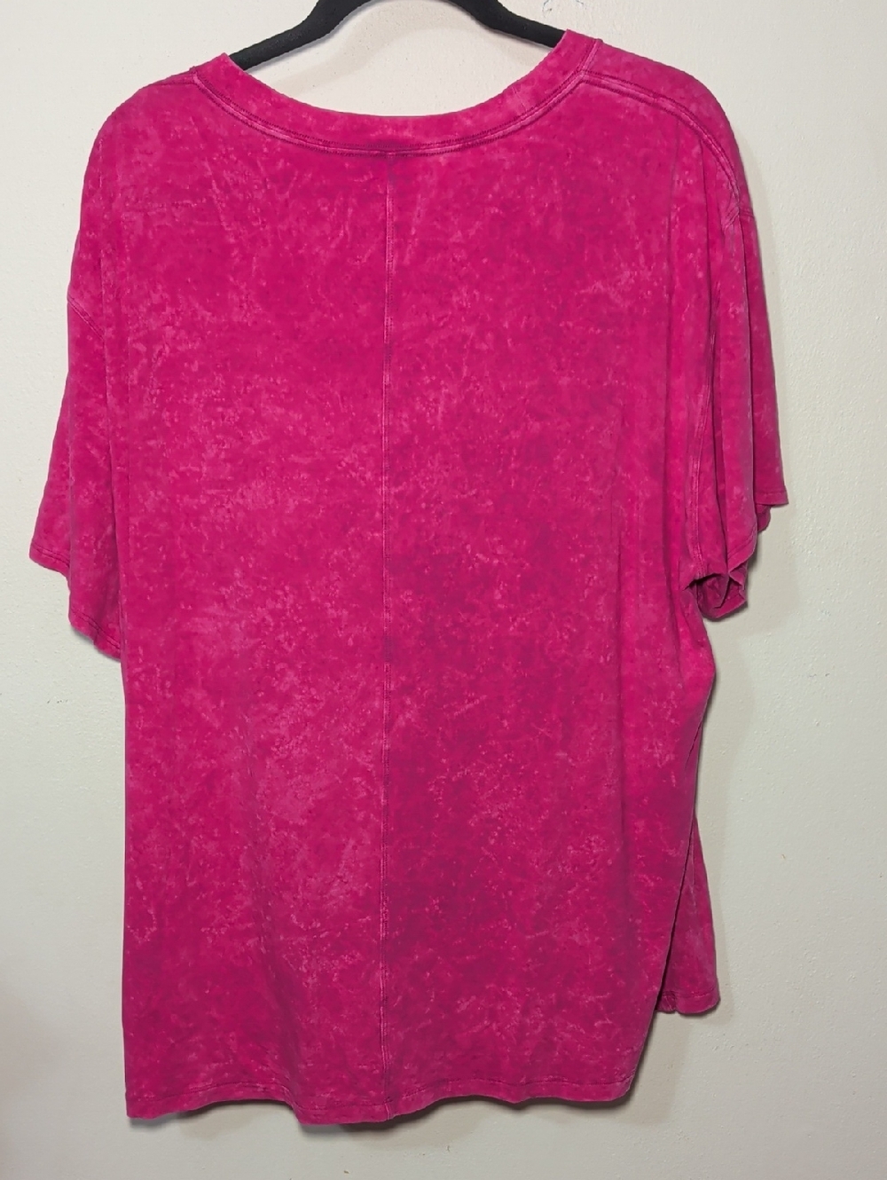 Lululemon All Yours Tee Cloudy Wash Ripened Raspberry Gym Workout Womens Size 12 - Picture 5 of 5